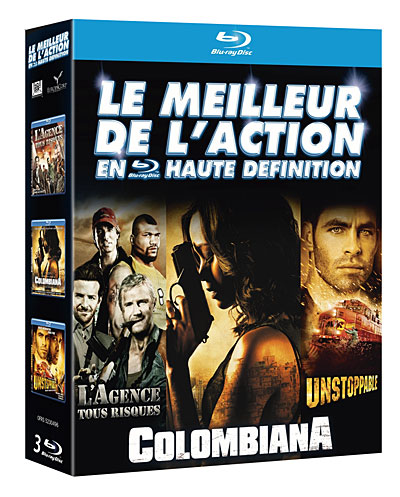 L'Agence tous risques, le Film - Unstoppable - Colombiana - Coffret Blu-Ray État correct - 37,67 € L'Agence tous risques, le Film - Unstoppable - Colombiana - Coffret Blu-Ray État correct reconditionné disponible sur Fnac