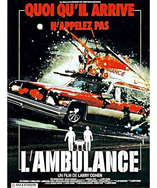 L'ambulance - 1990 - Eric Roberts, James Earl Jones - 40x60cm - Affiche de cinéma originale pliée État correct N/A reconditionné disponible sur Fnac