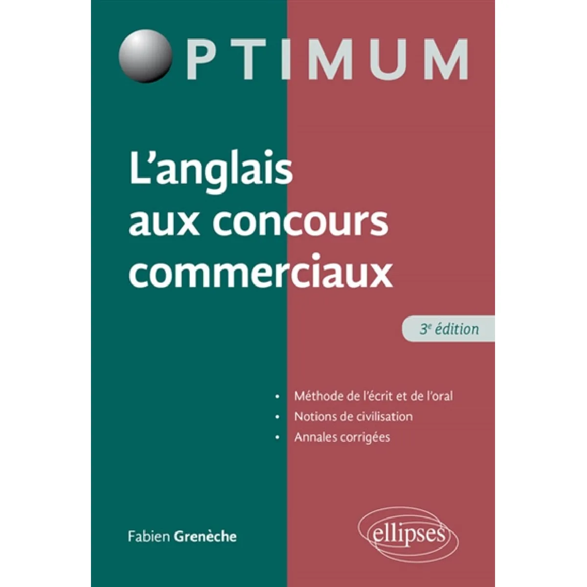 Acheter L'anglais aux concours commerciaux : méthode de l'écrit et de l'oral, notions de civilisation, annales corrigées État correct - 17,17 € L'anglais aux concours commerciaux : méthode de l'écrit et de l'oral, notions de civilisation, annales corrigées État correct N/A (Il ne s'agit pas d'une marque reconditionné disponible sur Rue du Commerce Seconde Vie