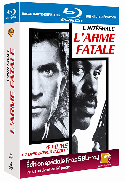L'Arme fatale - L'intégrale - Coffret 4 films - Blu-Ray - Edition Spéciale Fnac État correct reconditionné disponible sur Fnac