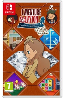 L'Aventure Layton : Katrielle et la conspiration des millionnaires Edition Deluxe Switch Très bon état Nintendo reconditionné disponible sur Darty | Dero