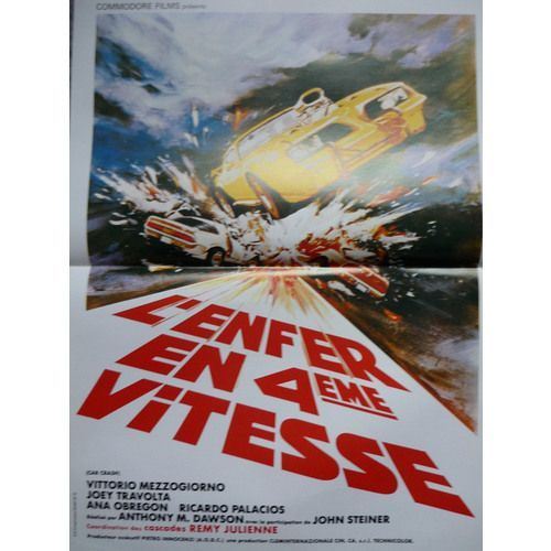 L'Enfer En 4ème Vitesse AFFICHE CINEMA ORIGINALE État correct N/A reconditionné disponible sur Fnac