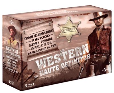 L'homme des hautes plaines - Joe Kidd - Sierra Torride - Une bible et un fusil - La caravane de feu Coffret 5 Blu-Ray État correct reconditionné disponible sur Fnac