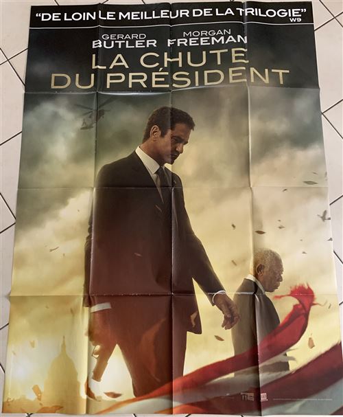 La Chute du président - 2019 - Gerard Butler - Morgan Freeman - 116x158cm - Affiche de cinéma originale pliée État correct N/A reconditionné disponible sur Fnac