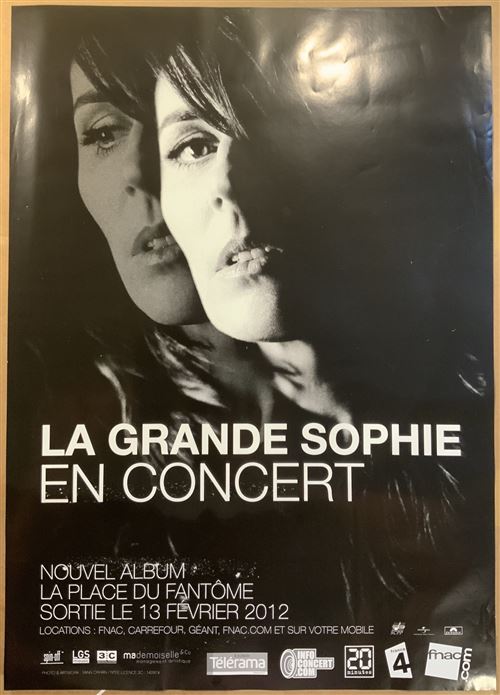 Acheter La Grande Sophie - En Concert - La Place du Fantôme - 40x60cm - Affiche État correct - 10,99 € La Grande Sophie - En Concert - La Place du Fantôme - 40x60cm - Affiche État correct reconditionné disponible sur Fnac
