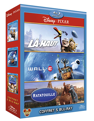 Là-haut - WALL-E - Ratatouille - Coffret Pixar - Blu-Ray État correct reconditionné disponible sur Fnac | Dero