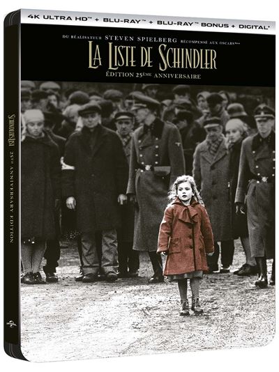La Liste de Schindler SteelBook® Edition Collector Limitée Blu-ray 4K Ultra HD État correct reconditionné disponible sur Fnac
