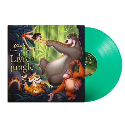 La musique du Le Livre de la Jungle Vinyle Vert Transparent État correct reconditionné disponible sur Fnac