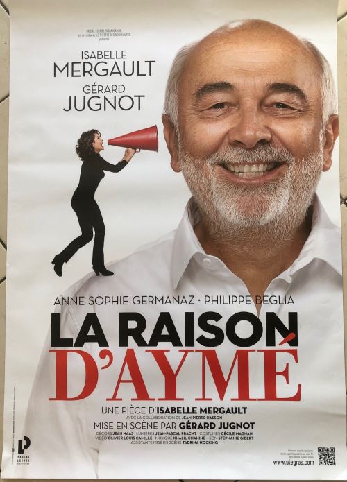 La Raison d'Aymé - Isabelle Mergault / Jugnot - AFFICHE État correct reconditionné disponible sur Fnac