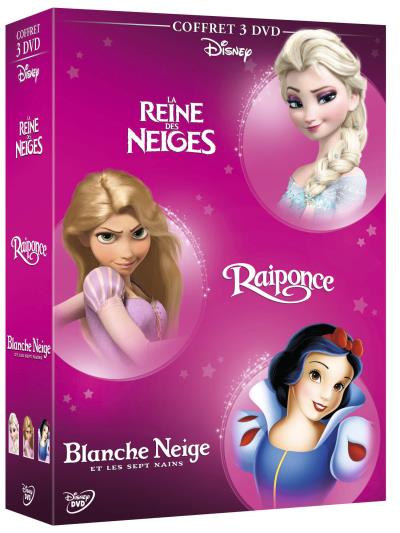 La Reine des Neiges + Raiponce + Blanche Neige et les Sept Nains Tripack DVD État correct reconditionné disponible sur Fnac