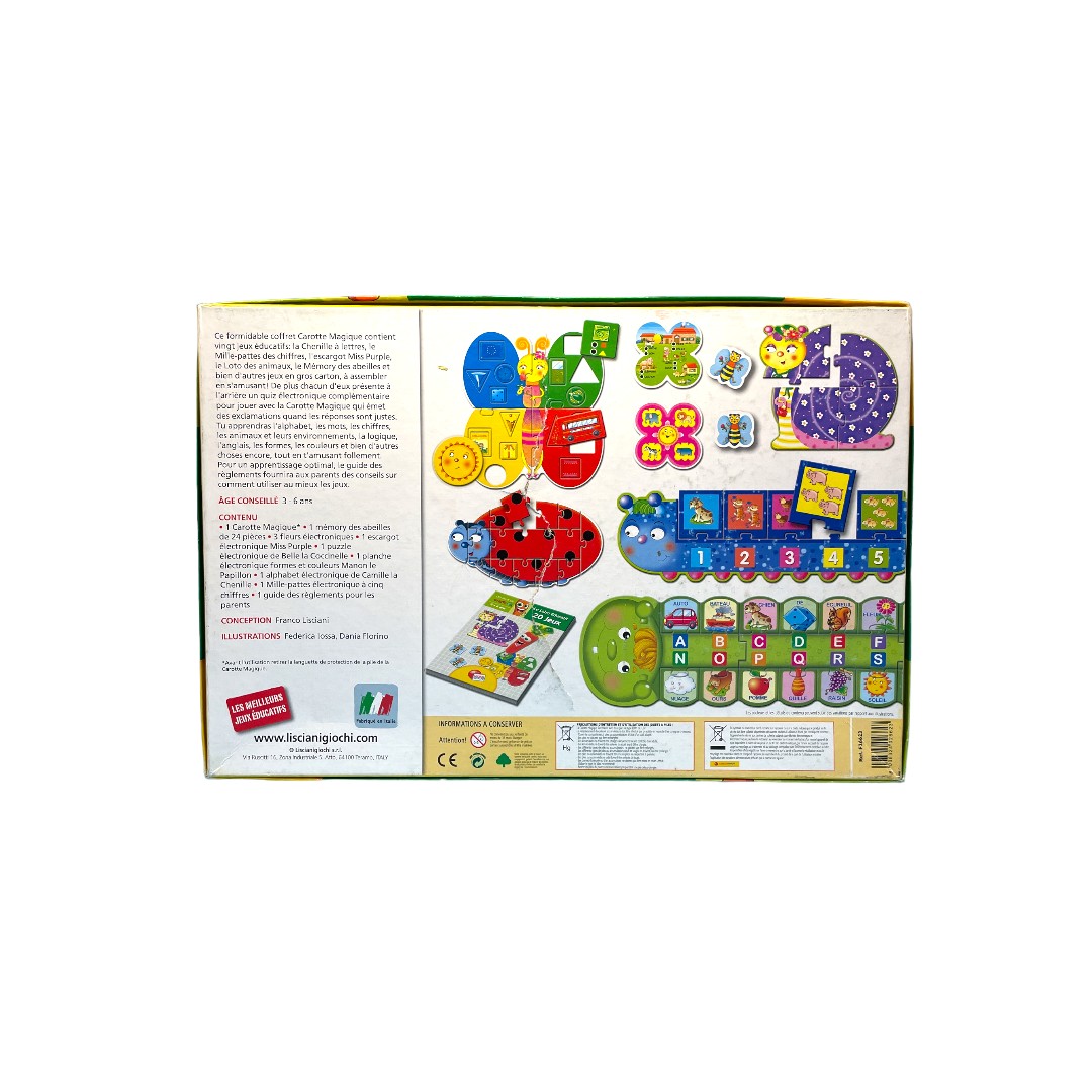 Voir photo 2 de Labo éducatif 20 jeux carotte magique Labo éducatif 20 jeux carotte magique Bon état reconditionné photo 2