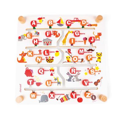 Labyrinthe en bois : alphabet bilingue : labyletters janod État correct Janod reconditionné disponible sur Fnac