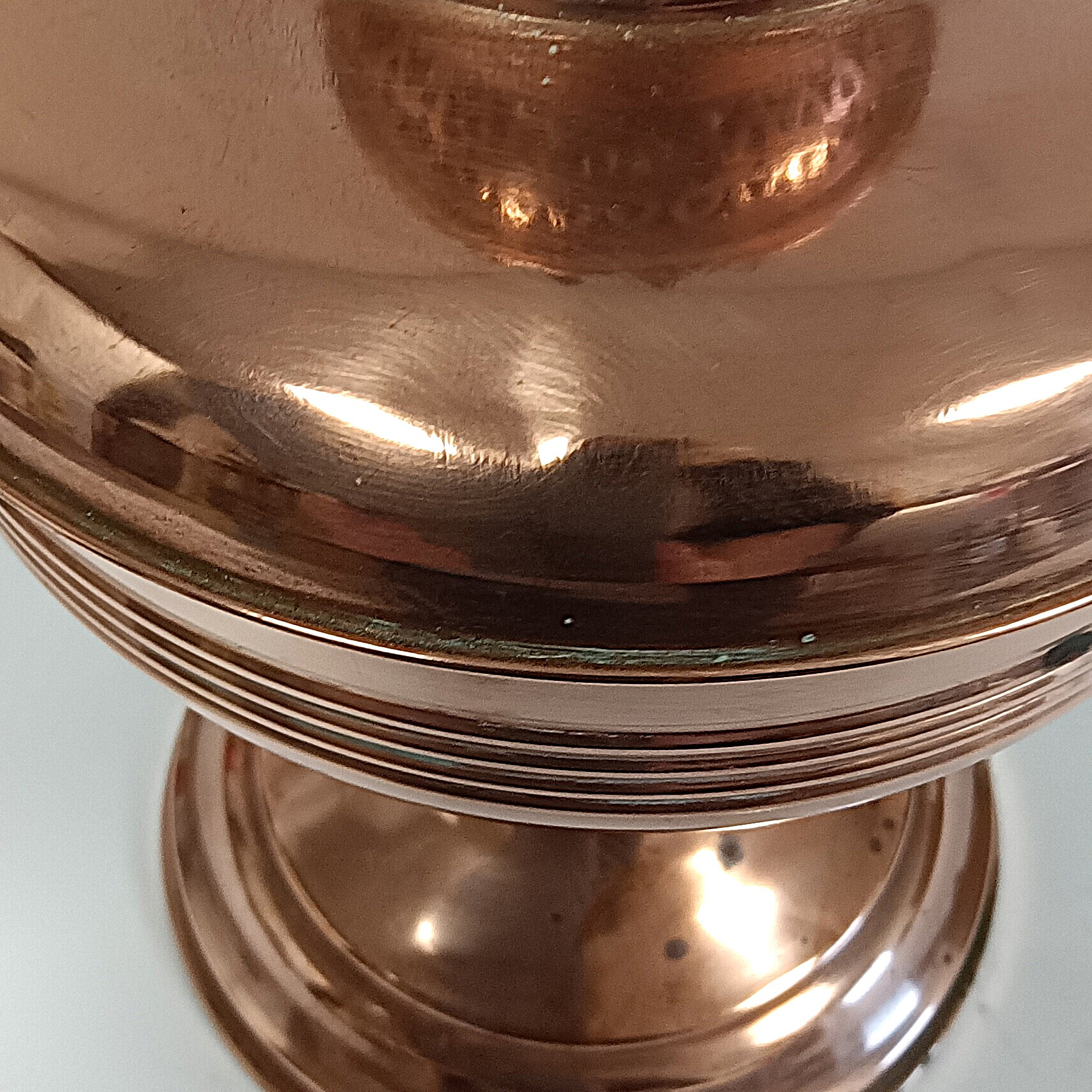 Voir photo 5 de Lampe à huile en cuivre sans verre Lampe à huile en cuivre sans verre État correct reconditionné photo 5