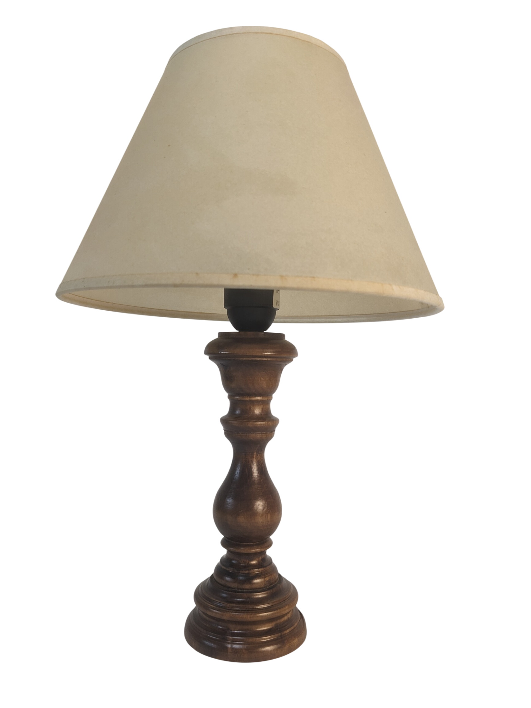 Acheter Lampe de chevet en bois style rétro - 24,00 € Lampe de chevet en bois style rétro reconditionné disponible sur Label Emmaüs
