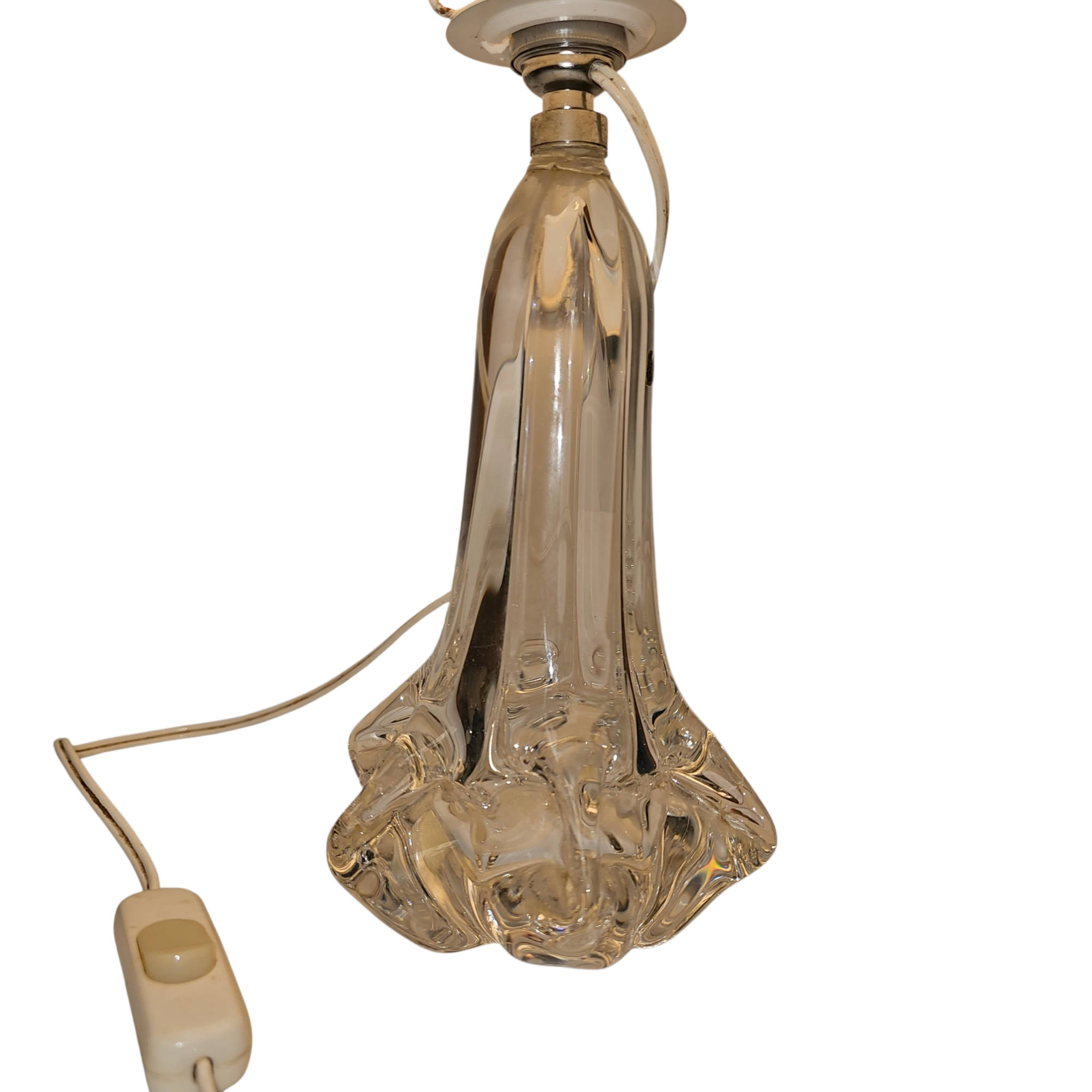 Voir photo 10 de Lampe salon/Chevet vintage en cristal véritable. Lampe salon/Chevet vintage en cristal véritable. Très bon état reconditionné photo 10