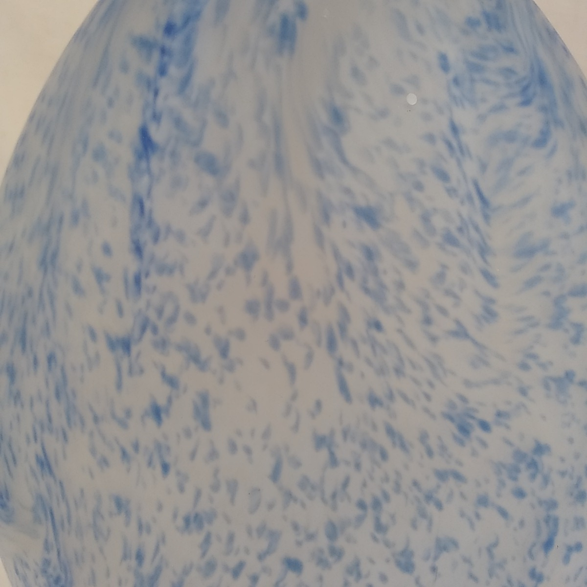 Voir photo 3 de Lampe vintage 70's œuf en verre, bleue Lampe vintage 70's œuf en verre, bleue Très bon état reconditionné photo 3