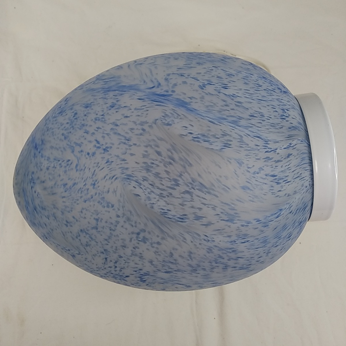 Voir photo 4 de Lampe vintage 70's œuf en verre, bleue Lampe vintage 70's œuf en verre, bleue Très bon état reconditionné photo 4