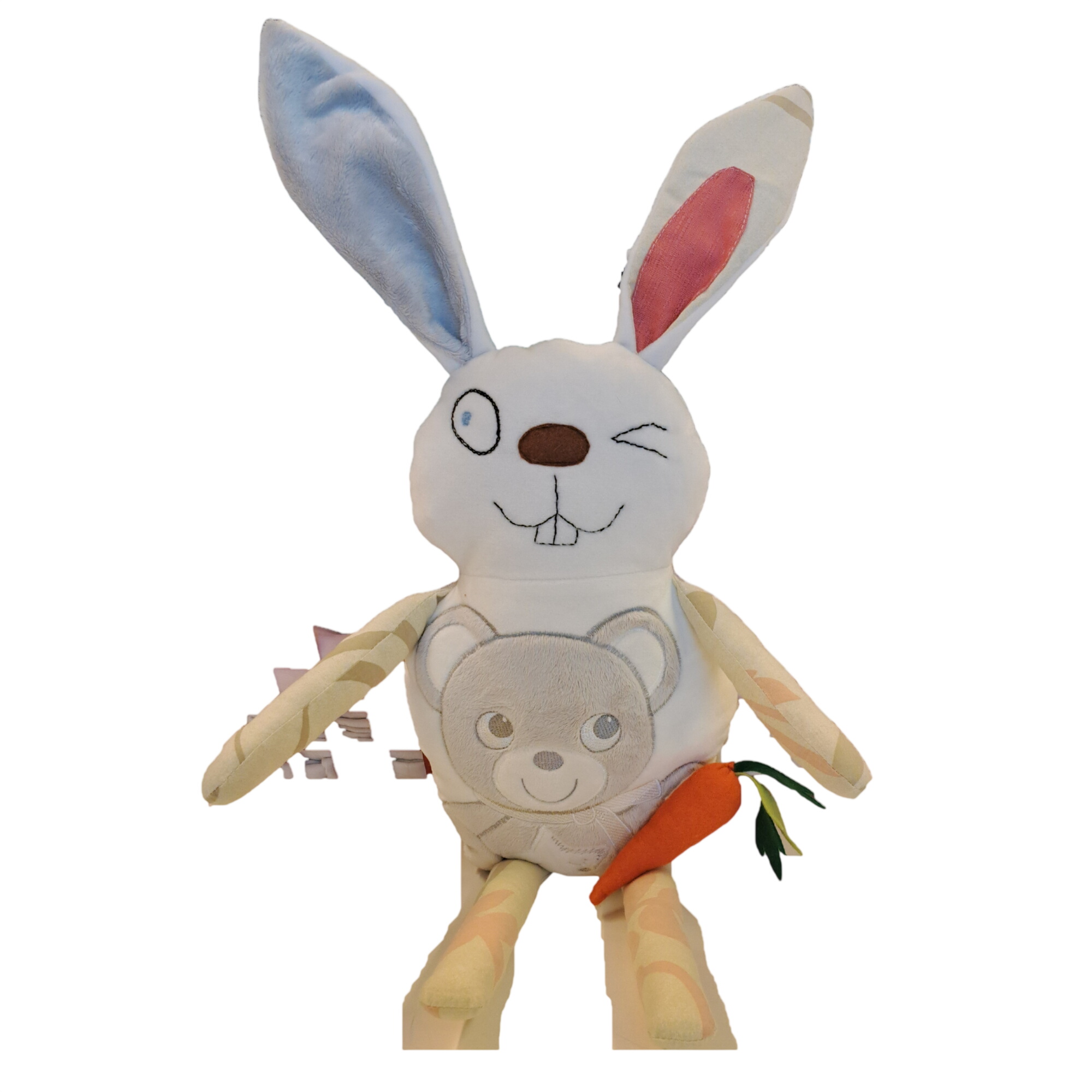 Lapin en peluche - 100% matières recyclées- Etoffe meuse Parfait état - 30,00 € Lapin en peluche - 100% matières recyclées- Etoffe meuse Parfait état reconditionné disponible sur Label Emmaüs