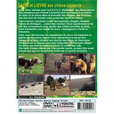 Acheter Lapin et lièvre aux chiens courants - DVD Documentaire - PETIT GIBIER - Vidéotel État correct - 25,42 € Lapin et lièvre aux chiens courants - DVD Documentaire - PETIT GIBIER - Vidéotel État correct reconditionné disponible sur Fnac