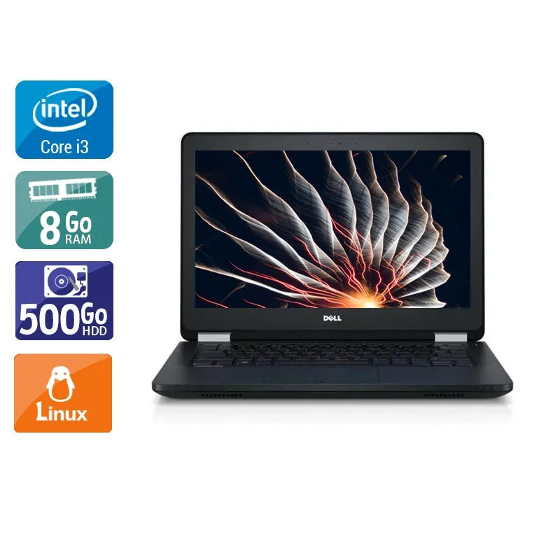 Latitude E5270 12,5" 2010 - Intel Core i3 2,3Ghz - 2 - 8Go DDR4 - 500Go HDD - Intel HD Graphics 520 - Gris / Noir - Linux - AZERTY Reconditionné - 156,45 € Latitude E5270 12,5" 2010 - Intel Core i3 2,3Ghz - 2 - 8Go DDR4 - 500Go HDD - Intel HD Graphics 520 - Gris / Noir - Linux - AZERTY Reconditionné Dell reconditionné disponible sur QuelBonPlan