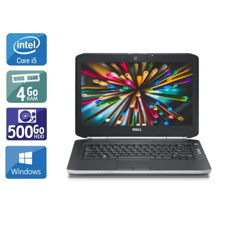 Latitude E5420 14,1" 2011 - Intel Core i5 2,5Ghz - 4 - 4Go DDR4 - 500Go HDD - Intel HD Graphics 3000 - Gris / Noir - Windows 10 - AZERTY Reconditionné - 156,45 € Latitude E5420 14,1" 2011 - Intel Core i5 2,5Ghz - 4 - 4Go DDR4 - 500Go HDD - Intel HD Graphics 3000 - Gris / Noir - Windows 10 - AZERTY Reconditionné Dell reconditionné disponible sur QuelBonPlan