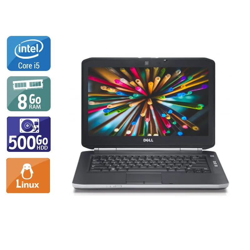 Latitude E5420 14,1" 2011 - Intel Core i5 2,5Ghz - 4 - 8Go DDR3 - 500Go HDD - Intel HD Graphics 3000 - Gris / Noir - Linux - AZERTY Reconditionné - 156,45 € Latitude E5420 14,1" 2011 - Intel Core i5 2,5Ghz - 4 - 8Go DDR3 - 500Go HDD - Intel HD Graphics 3000 - Gris / Noir - Linux - AZERTY Reconditionné Dell reconditionné disponible sur QuelBonPlan
