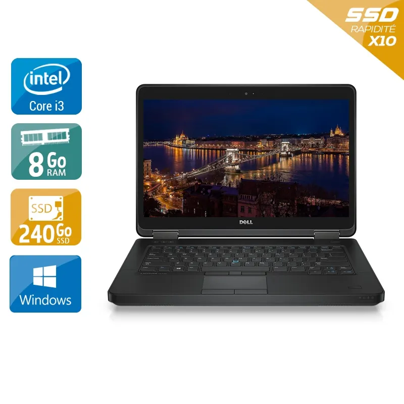 Latitude E5440 14" 2013 - Intel Core i3 1,9Ghz - 2 - 8Go DDR3 - 240Go SSD - Intel HD Graphics 4400 - Gris / Noir - Windows 10 - AZERTY — Bon état Reconditionné - 156,45 € Latitude E5440 14" 2013 - Intel Core i3 1,9Ghz - 2 - 8Go DDR3 - 240Go SSD - Intel HD Graphics 4400 - Gris / Noir - Windows 10 - AZERTY — Bon état Reconditionné Dell reconditionné disponible sur QuelBonPlan | Dero