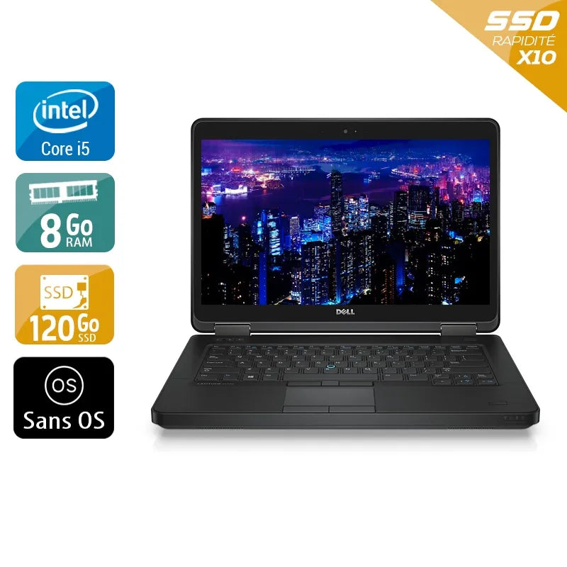 Latitude E5440 14" 2013 - Intel Core i5 1,9Ghz - 2 - 8Go DDR3 - 120Go SSD - Intel HD Graphics 4400 - Gris / Noir - Sans OS - AZERTY Reconditionné - 156,45 € Latitude E5440 14" 2013 - Intel Core i5 1,9Ghz - 2 - 8Go DDR3 - 120Go SSD - Intel HD Graphics 4400 - Gris / Noir - Sans OS - AZERTY Reconditionné Dell reconditionné disponible sur QuelBonPlan