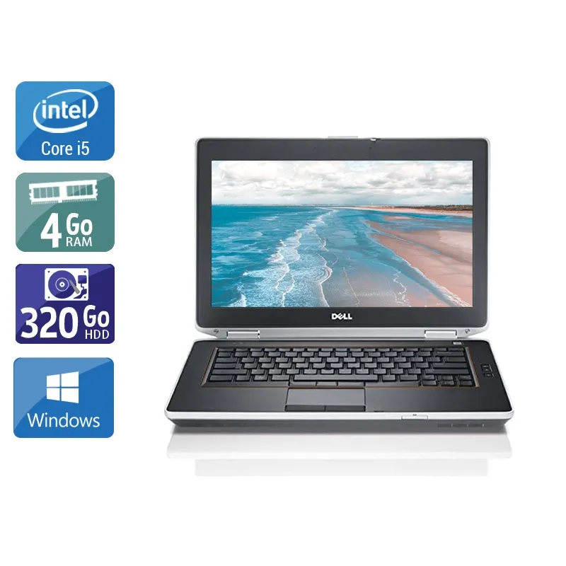 Latitude E6420 14" 2011 - Intel Core i5 2,5Ghz - 2 - 4Go DDR4 - 320Go HDD - Intel HD Graphics 3000 - Gris / Noir - Windows 10 - AZERTY — Bon état Reconditionné - 156,45 € Latitude E6420 14" 2011 - Intel Core i5 2,5Ghz - 2 - 4Go DDR4 - 320Go HDD - Intel HD Graphics 3000 - Gris / Noir - Windows 10 - AZERTY — Bon état Reconditionné Dell reconditionné disponible sur QuelBonPlan | Dero