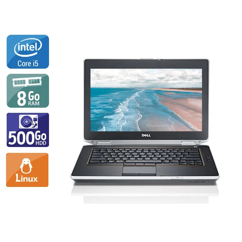 Latitude E6420 14" 2011 - Intel Core i5 2,5Ghz - 2 - 8Go DDR3 - 500Go HDD - Intel HD Graphics 3000 - Gris / Noir - Linux - AZERTY Reconditionné - 156,45 € Latitude E6420 14" 2011 - Intel Core i5 2,5Ghz - 2 - 8Go DDR3 - 500Go HDD - Intel HD Graphics 3000 - Gris / Noir - Linux - AZERTY Reconditionné Dell reconditionné disponible sur QuelBonPlan