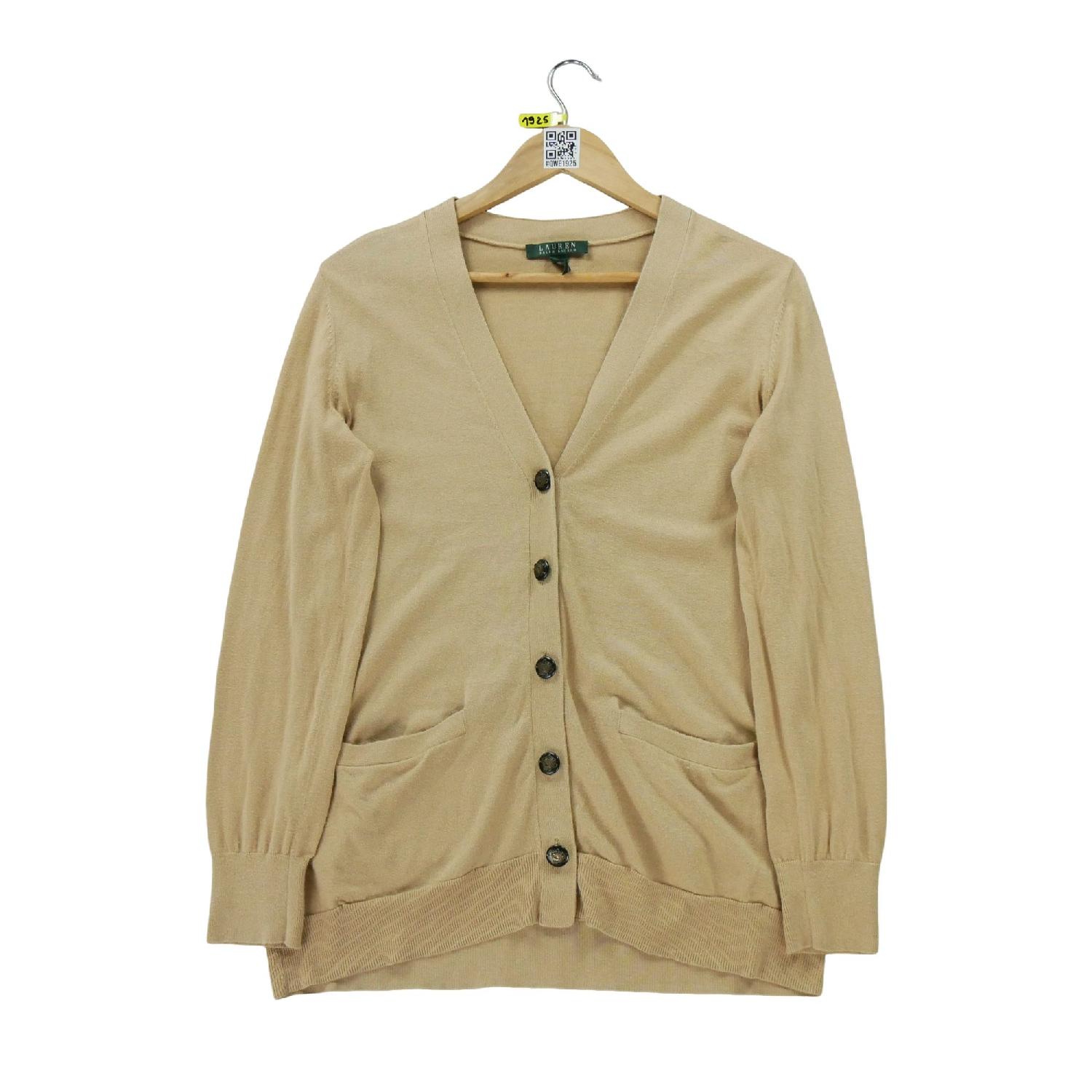 Lauren Ralph Lauren Gilet cardigan Femme Taille M Beige Très bon état Ralph Lauren reconditionné disponible sur Sporteed