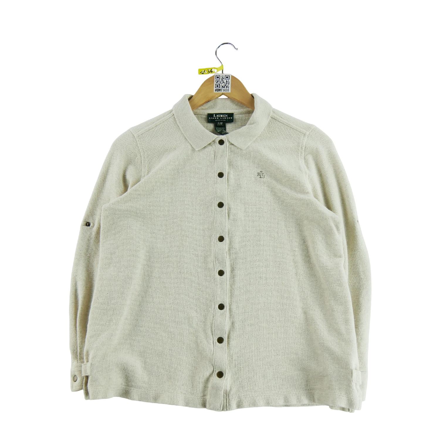 Lauren Ralph Lauren Gilet en lin Femme Taille S Beige Très bon état Ralph Lauren reconditionné disponible sur Sporteed