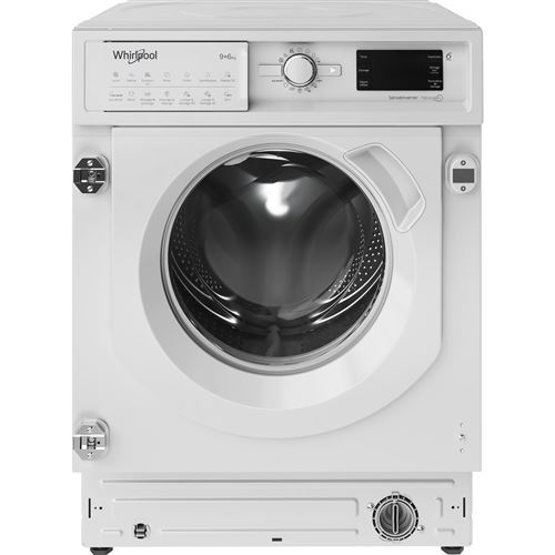 Lavante-sechante tout integrable, FRESHCARE, 9 + 6 KG, 1400 trs, Classe energie D/B, 70dB, 58 L, Moteur Induction, Big Digit, 6eme sens, FreshCare+ État correct Whirlpool reconditionné disponible sur Fnac