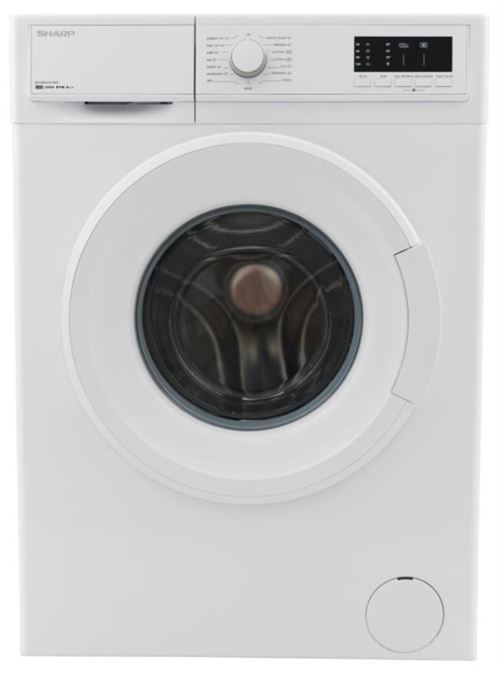 Lave-linge frontal 6kg 44L SHARP 1000tr/min 59.7cm D, ESH FA 6103 WD État correct N/A reconditionné disponible sur Fnac