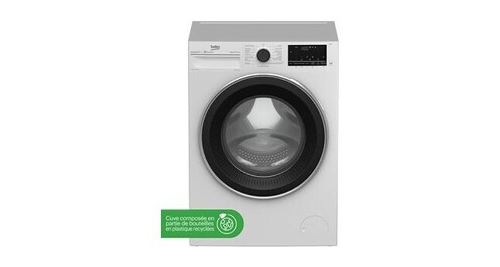 Lave-linge Frontal 9.0 kg 1400 trs/min A Afficheur Digital 15 programmes État correct Beko reconditionné disponible sur Fnac