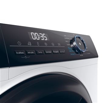 Lave-linge frontal Haier I-Pro Series 3 HW100-B14939 10 kg 1400 tr/min Blanc - Bon état Bon état Haier reconditionné photo 2 | Dero