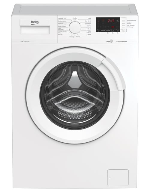 Lave-linge hublot Beko WTV95220W 9 kg Blanc État correct Beko reconditionné disponible sur Fnac