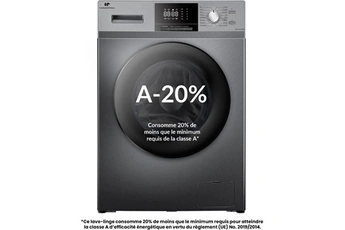 Lave-linge hublot CELL12140ISP 12 kg vapeur 1400 tr/min Très bon état Continental Edison reconditionné disponible sur Darty
