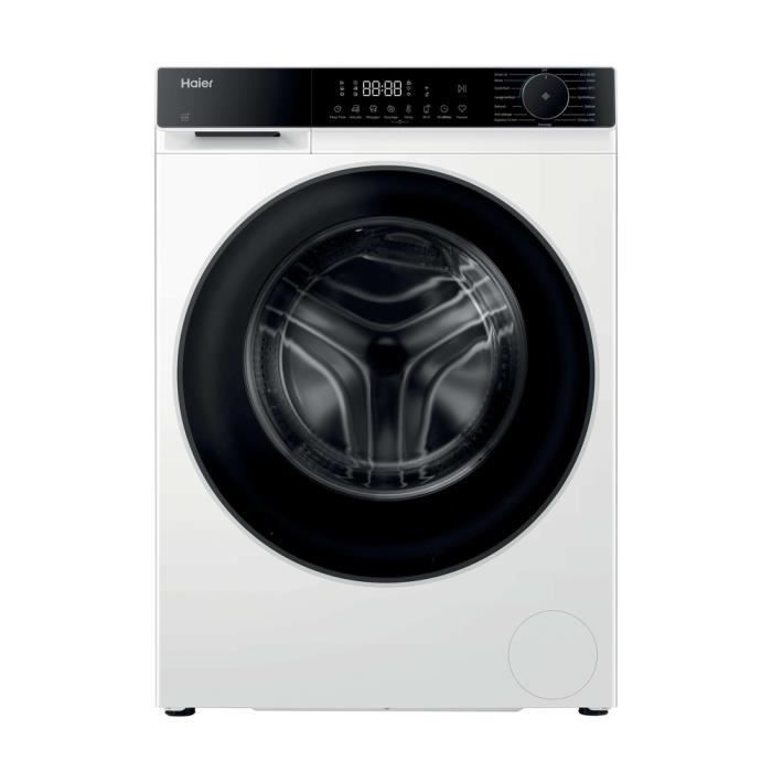 Lave-Linge Hublot Haier X5 HW80-BP14357TUFR 8 kg Induction 1400 trs/min Classe A Blanc - Bon état Bon état Haier reconditionné disponible sur Pixmania