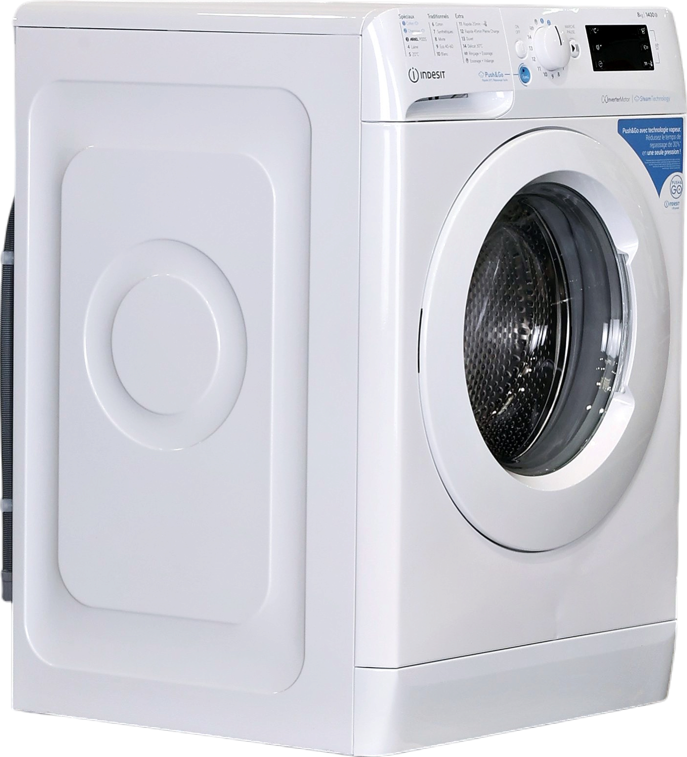 Lave-linge hublot INDESIT BWE81496XWVFR Très bon état Indesit reconditionné disponible sur Underdog | Dero
