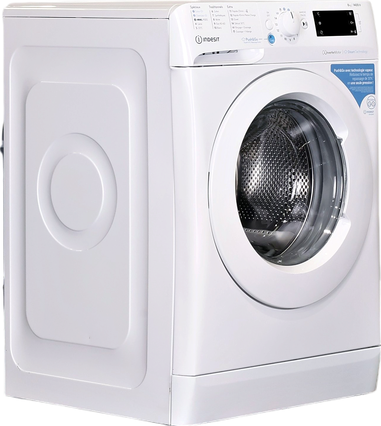 Lave-linge hublot INDESIT BWE81496XWVFR Très bon état Indesit reconditionné disponible sur Underdog | Dero