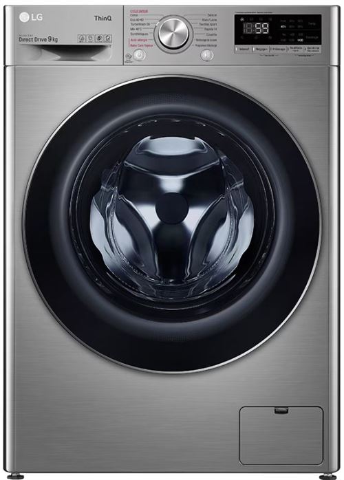 Lave linge hublot LG F94V52IXS gris Reconditionné État correct LG reconditionné disponible sur Fnac