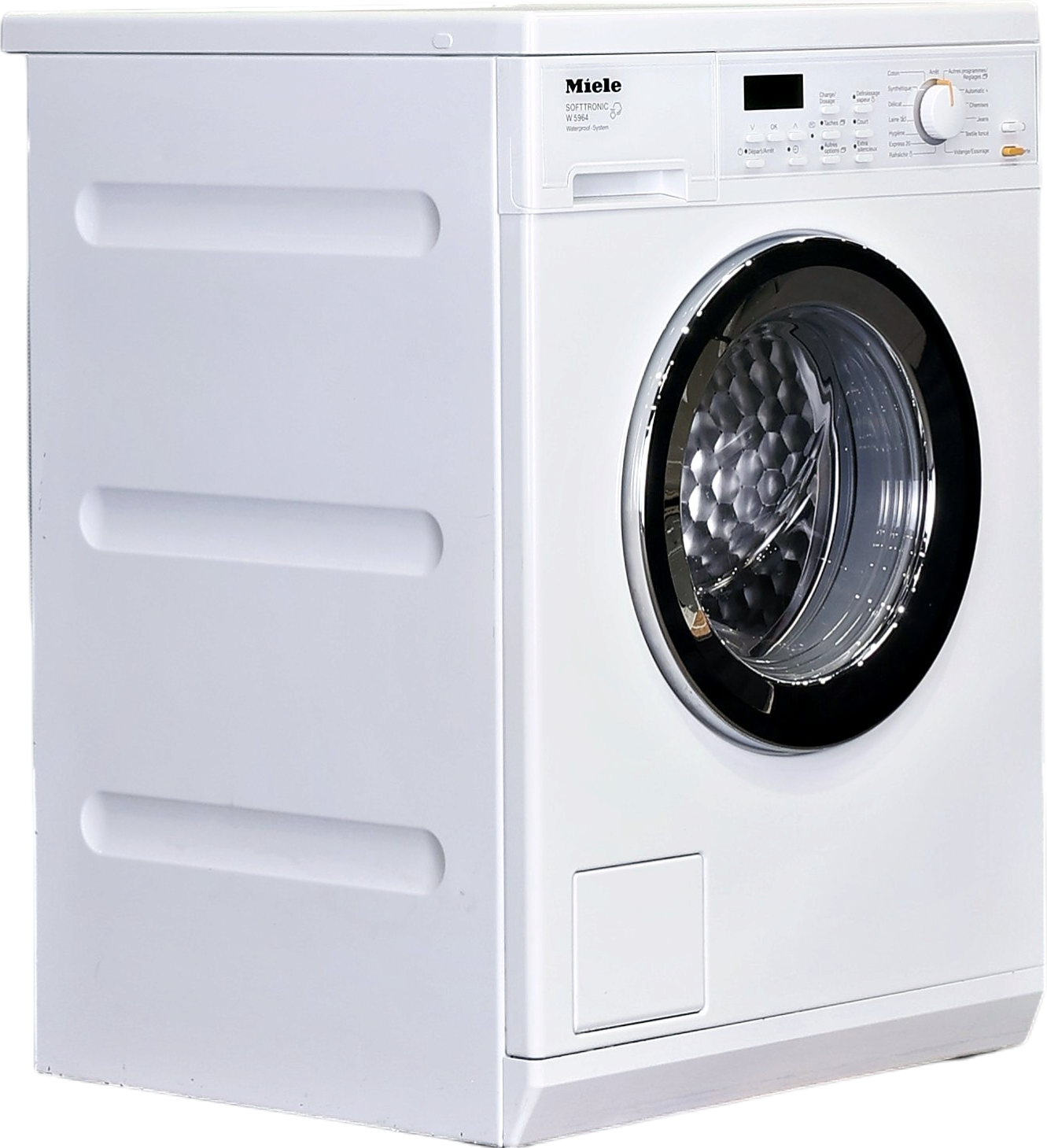 Lave-linge hublot MIELE W5964WPS Bon état - 979,00 € Lave-linge hublot MIELE W5964WPS Bon état Miele reconditionné disponible sur Underdog | Dero