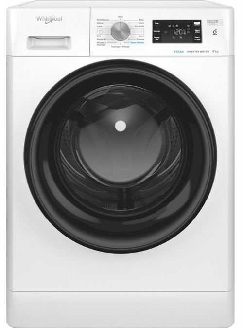 Lave linge hublot Whirlpool FFBP9469BVFR reconditionne État correct Whirlpool reconditionné disponible sur Fnac