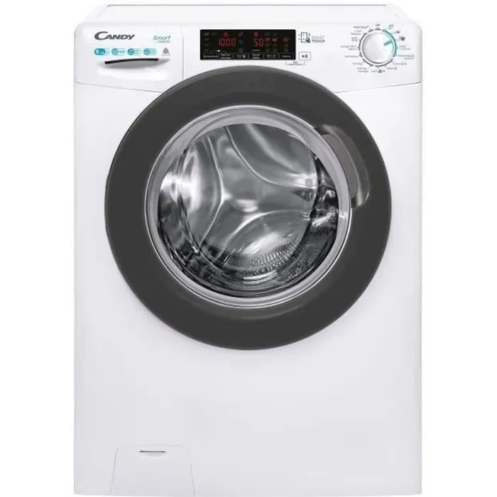 Lave-linge séchant CANDY CSWS496TWMRE-47 - 9 / 6 kg - Induction - Vapeur - 1400 trs/min - Classe A - connecté - Blanc refurbished - 889,90 € Lave-linge séchant CANDY CSWS496TWMRE-47 - 9 / 6 kg - Induction - Vapeur - 1400 trs/min - Classe A - connecté - Blanc refurbished reconditionné disponible sur Cdiscount Seconde Vie