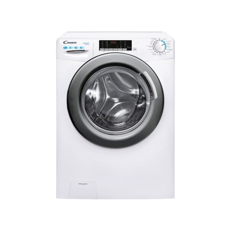 Lave-linge séchant CANDY CSWS496TWMRE/FR - 9 / 6 kg - Induction - 1400 trs/min - 15 prgms - Classe A - Blanc - Bon état Bon état Candy reconditionné disponible sur Pixmania
