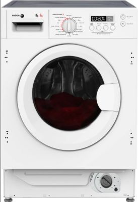 Lave linge séchant hublot encastrable FAGOR LLS FLSI8614BW Parfait état reconditionné disponible sur Boulanger