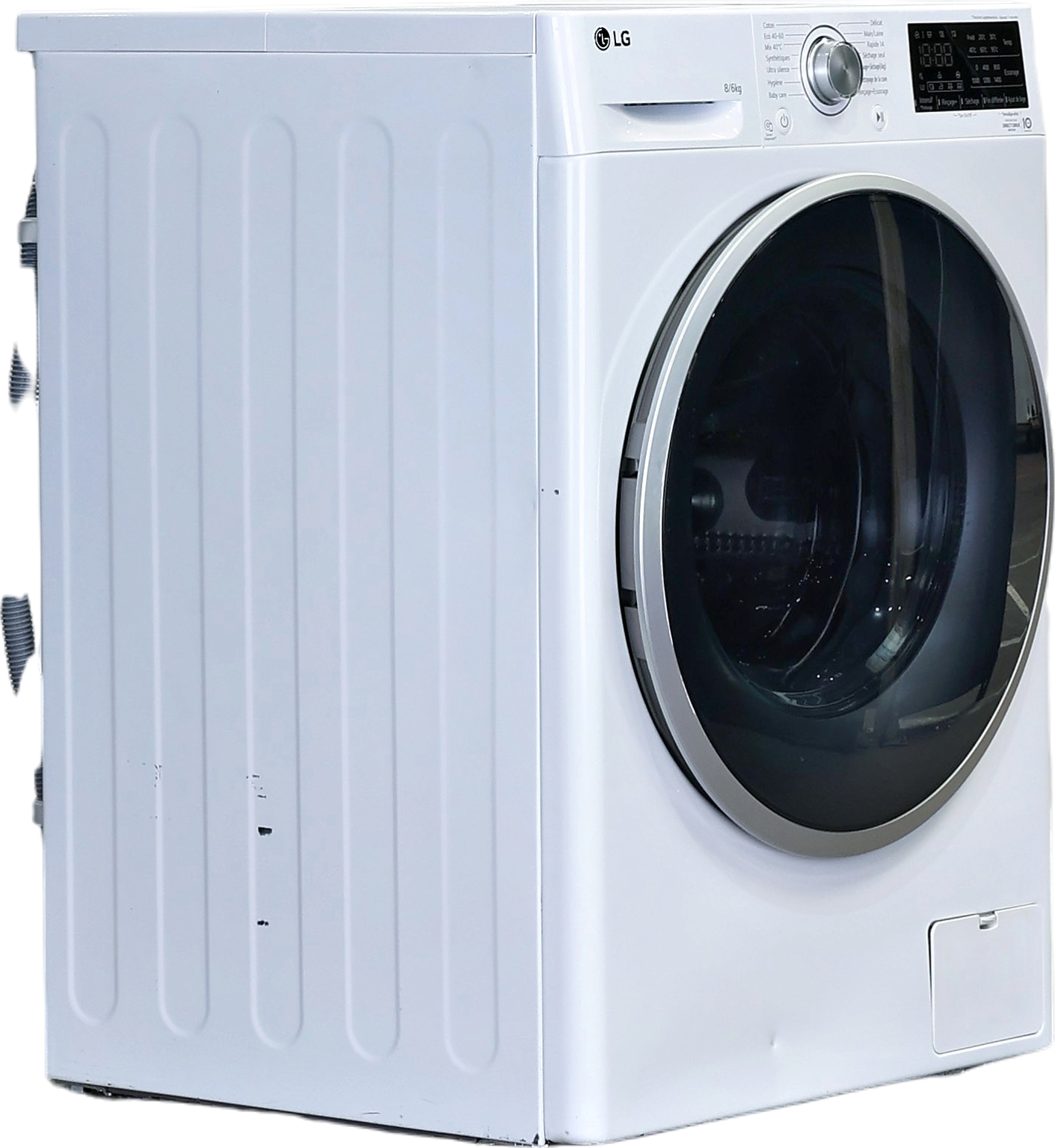 Lave-linge sechant LG F864V37WR Très bon état LG reconditionné disponible sur Underdog