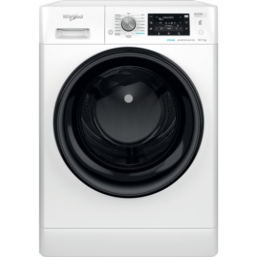 Lave-linge séchant Whirlpool FFDD1074489BVFR FRESHCARE, Blanc État correct Whirlpool reconditionné disponible sur Fnac