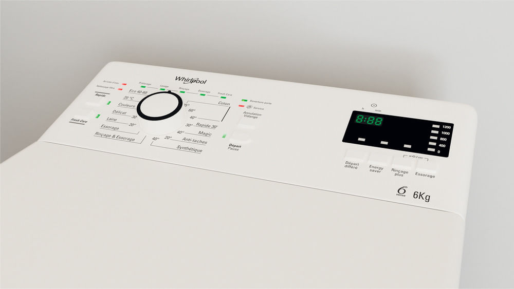 Lave-linge top WHIRLPOOL TDLR6248FR/N Bon état Whirlpool reconditionné disponible sur Underdog | Dero